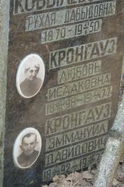Кронгауз Любовь Исааковна, Москва, Востряковское кладбище